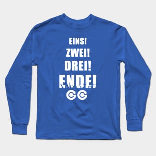 Retro Arcade Game "1, 2, 3, END" Long Sleeve T-Shirt